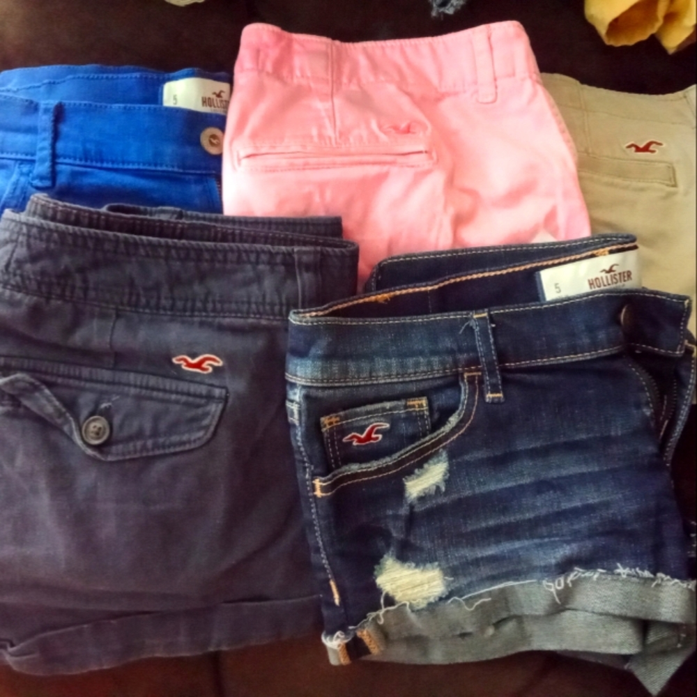 Lot of Hollister short shorts